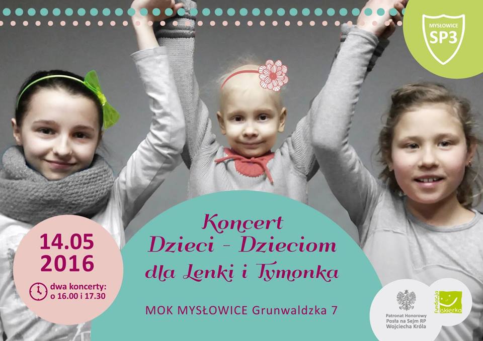 14.05 - koncert dla Lenki i Tymonka