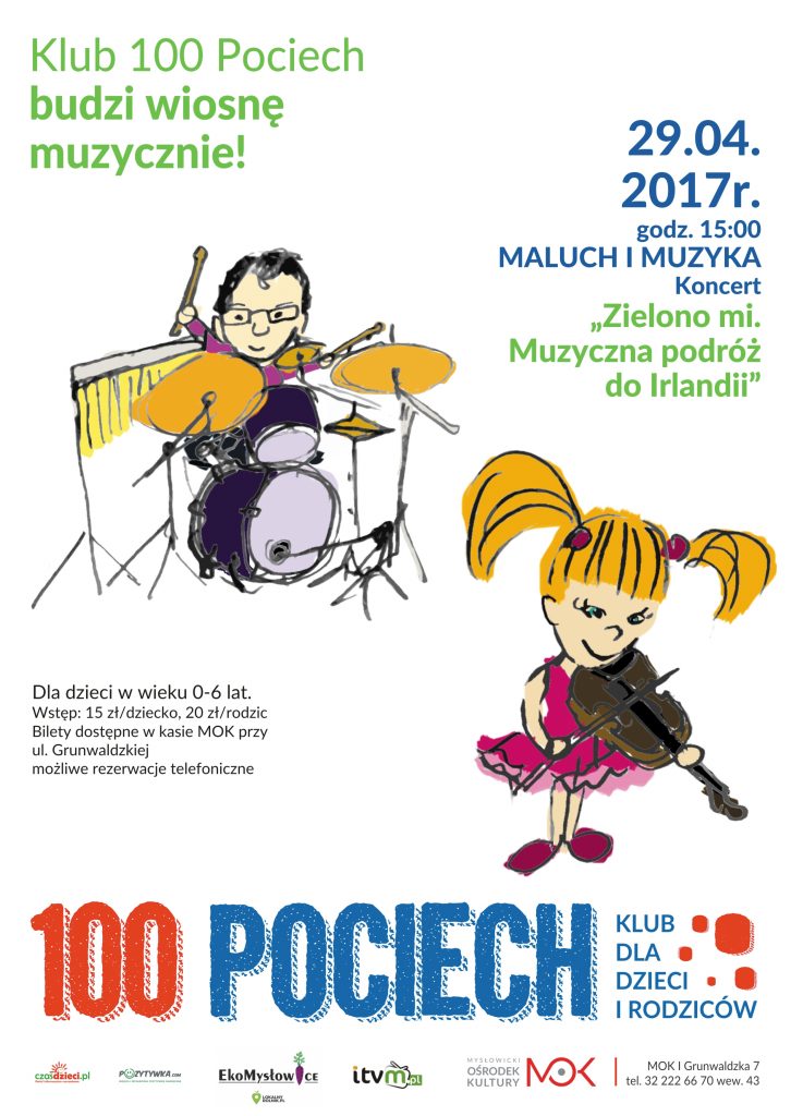 koncert "Zielono mi" - plakat