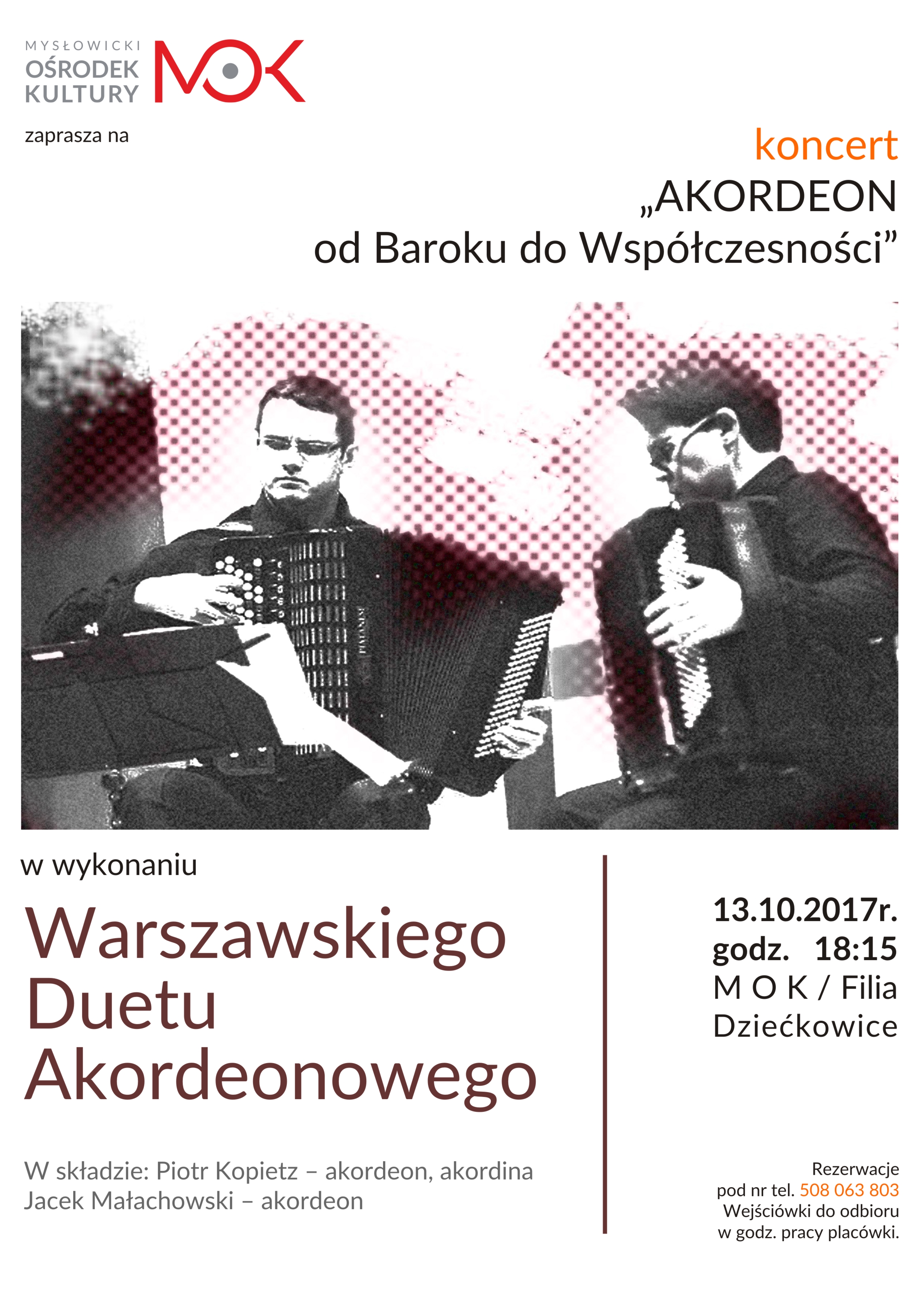 13.10 - koncert akordeonowi, Dziećkowice